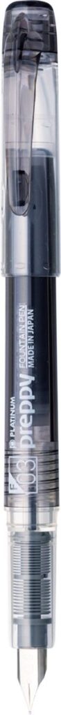 プラチナ万年筆プレピー ブラック軸（ブラックインク）公式画像