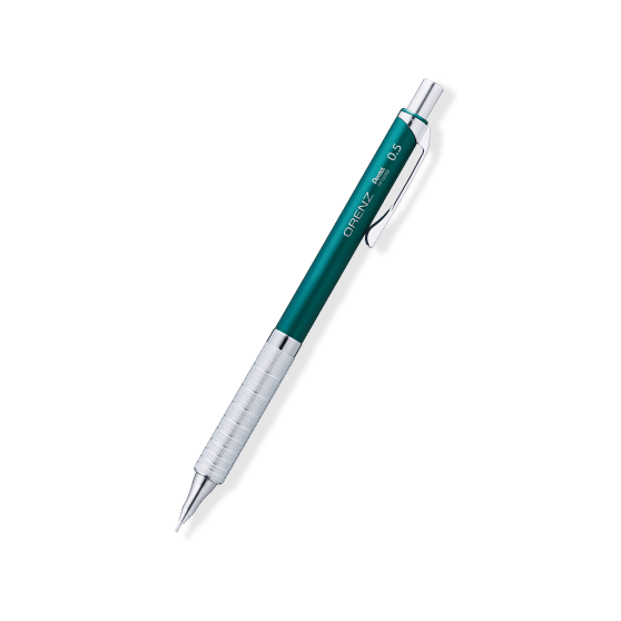 オレンズメタルグリップ ターコイズブルー軸 0.5mmモデルの外観