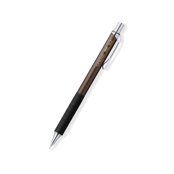 オレンズメタルグリップ ブラウン軸 0.2mmモデルの外観