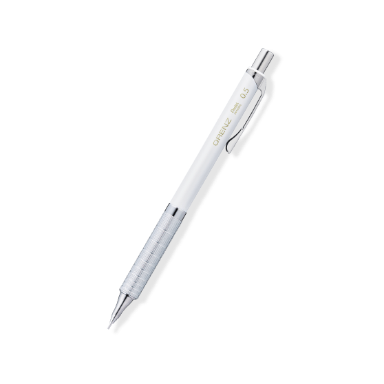 オレンズメタルグリップ ホワイト軸 0.5mmモデルの外観